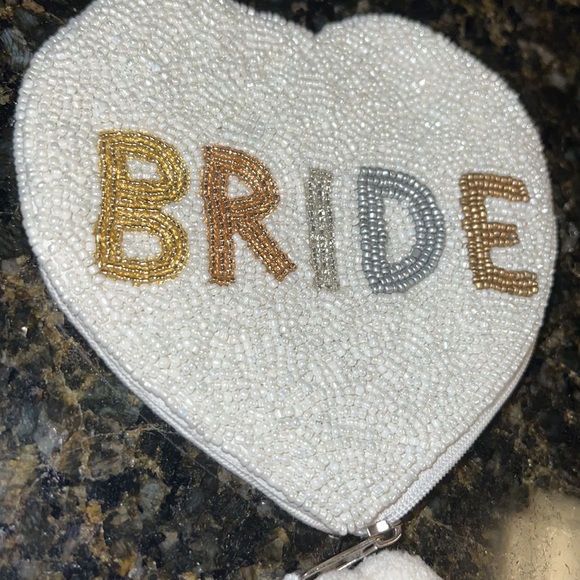 Bride Heart Coin Purse NWT - Picture 7 of 8
